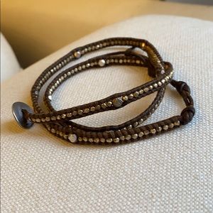 Chan Luu wrap bracelet Gold and silver